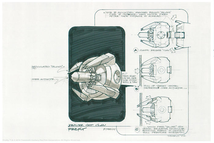 Reaver Ship Claw Concept Art